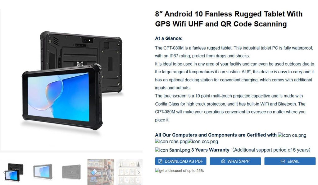 Tablets for Contractors