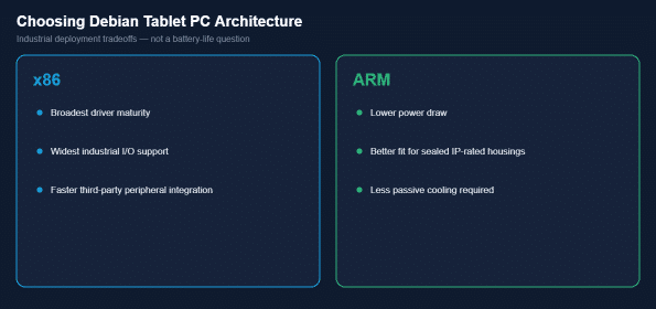 debian tablet pc arch cards