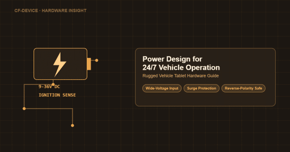 rugged tablet power design